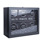 WATCH WINDERS Friedrich|23 BOND WATCH WINDER FOR 6 WATCHES #29484-9 BLACK